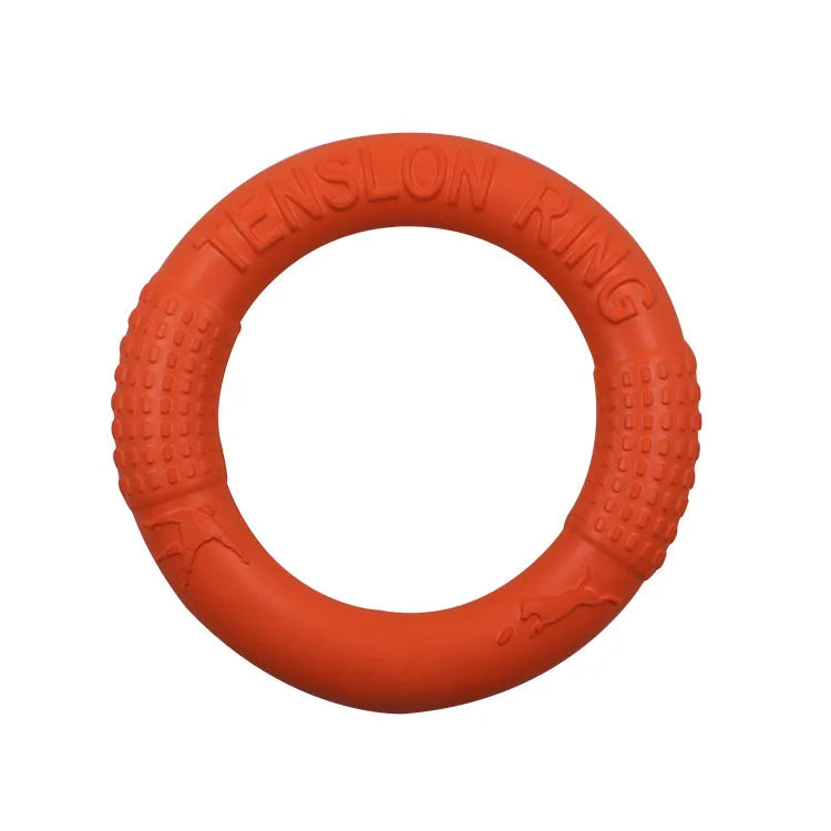 Red EVA Dog Training Ring on a white background