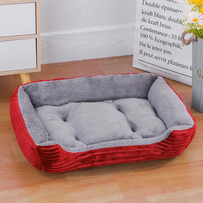 Square Winter Pet Bed
