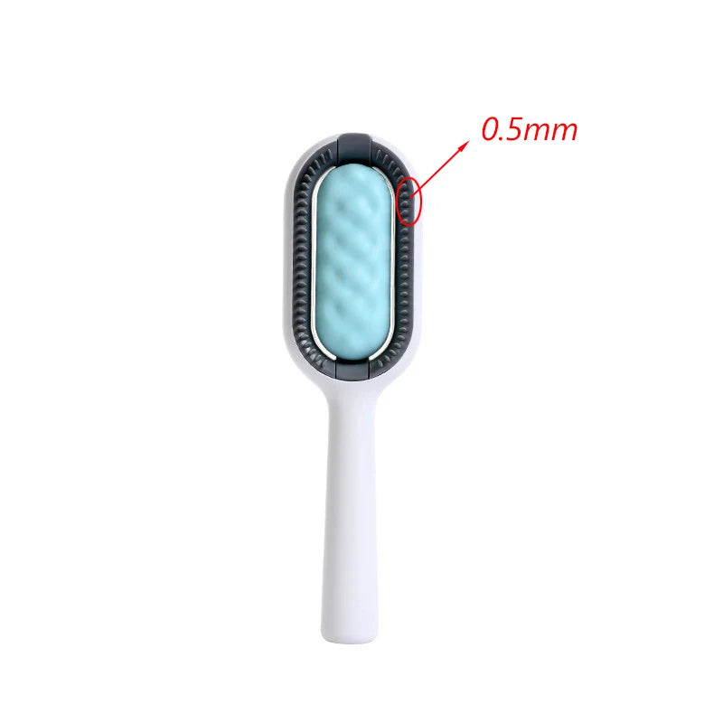 Cleaning brush with a focus on the bristle area labeled '0.5mm' on a white background
