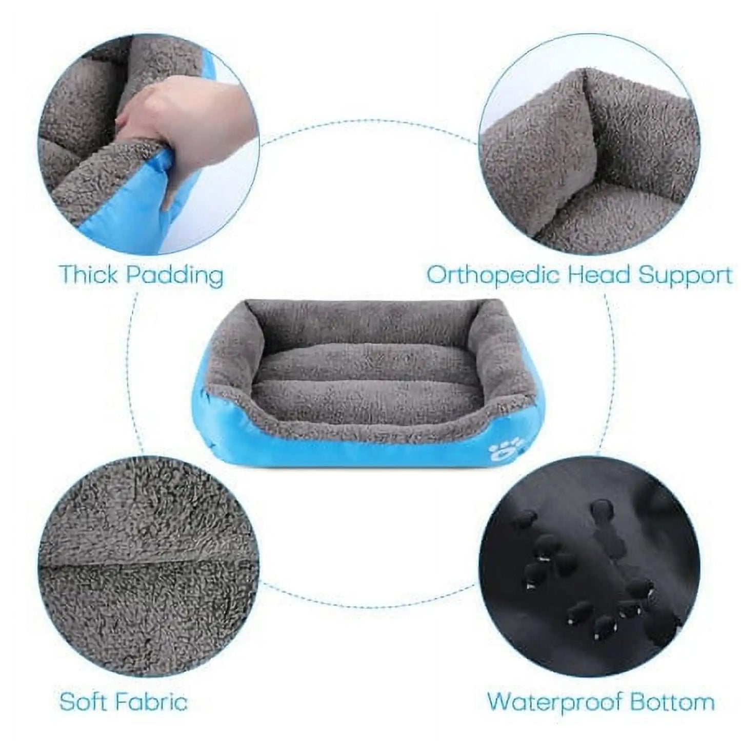 Square Winter Pet Bed