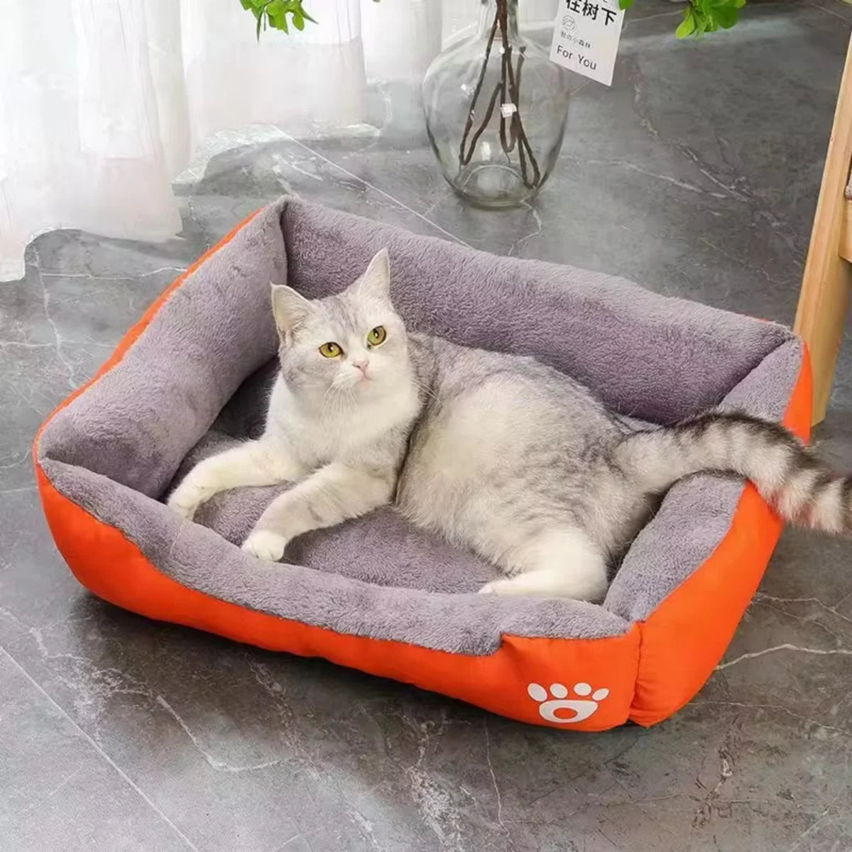 Square Winter Pet Bed