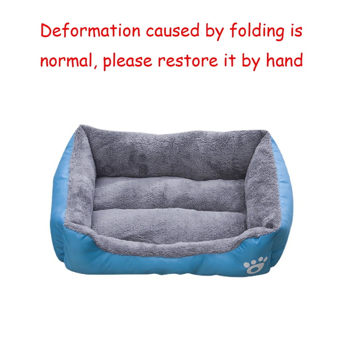 Square Winter Pet Bed