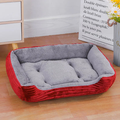 Square Winter Pet Bed