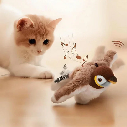 Interactive Flapping Bird Cat Toy