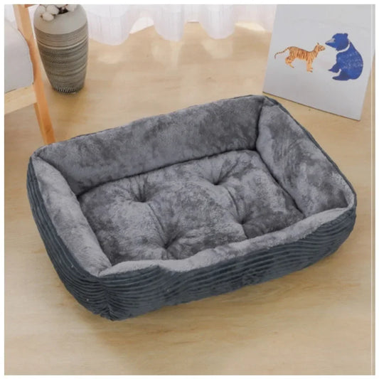 Square Plush Dog Bed
